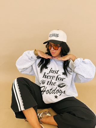ETTA OG | here for the hotdogs sweatshirt