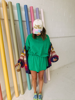 lazy sunday tee - green