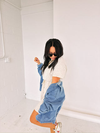 on the move mini dress