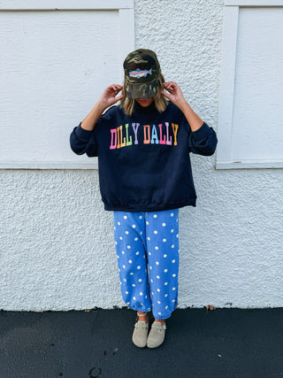 tidal wave polka dot pants