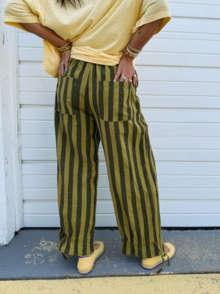 prickly pear stripe pants
