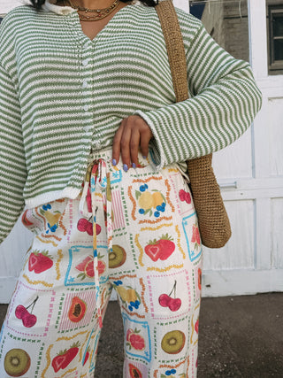 fruity pop pull on pants