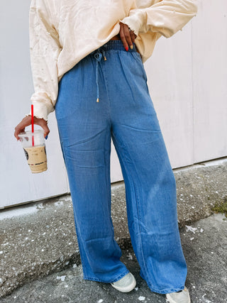 shania chambray pants
