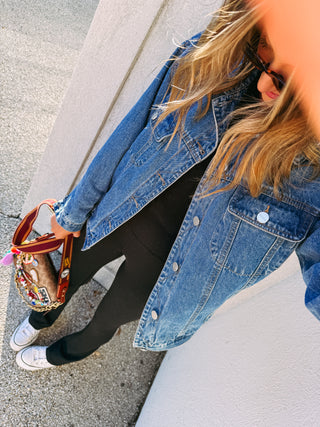 dark denim jacket