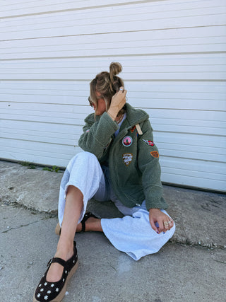 wild and free sherpa jacket
