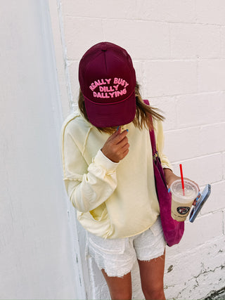 pocket full of sunshine pullover - lemon