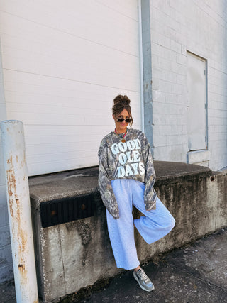 ETTA OG | good ole days camo sweatshirt