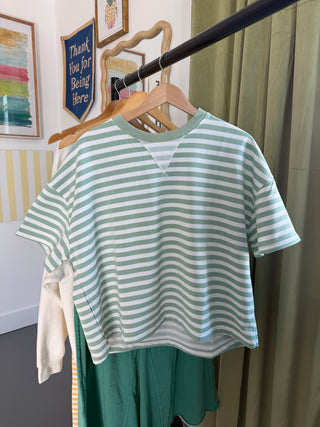 minty moment stripe top