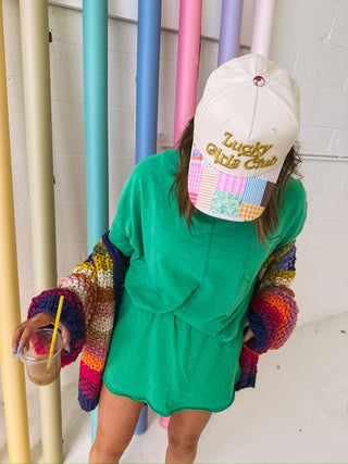 lazy sunday tee - green