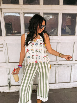 shady lane stripe jeans