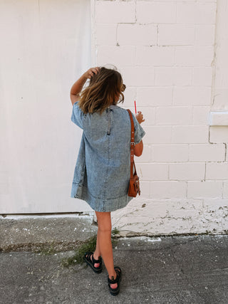 daytime dress - denim