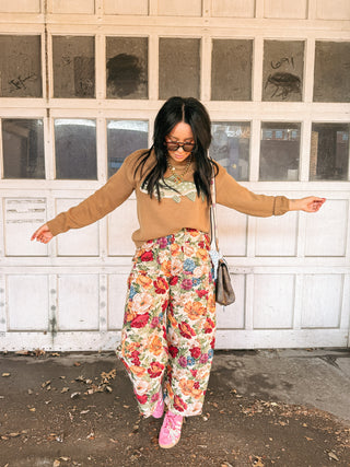 queen mary floral pants