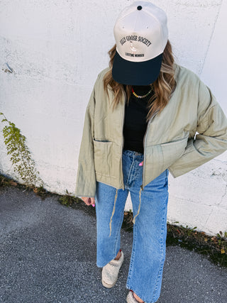 light olive jacket