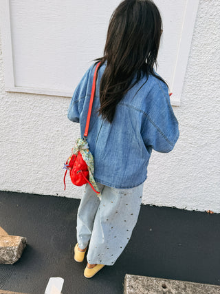 down under denim top