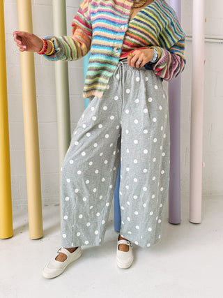 too cozy polka dot sweatpants
