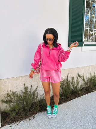 high standards hoodie - fuchsia