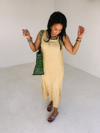 shivering gold dress