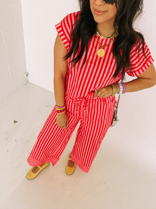 love club stripe top