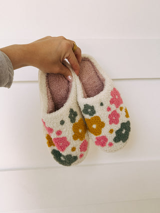 cutie flower slippers