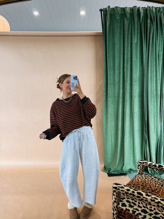 morrison oversized stripe top.