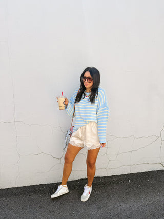 on the boardwalk stripe sweater