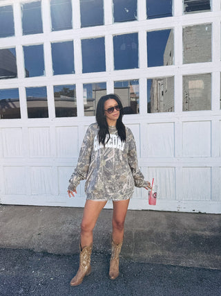 ETTA OG | gameday camo sweatshirt