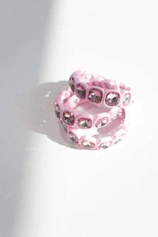 beljoy | gigi gemstone bracelet - light pink