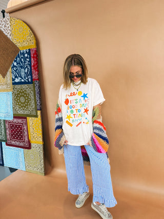 ETTA OG | it's a good day to teach graphic tee - ivory