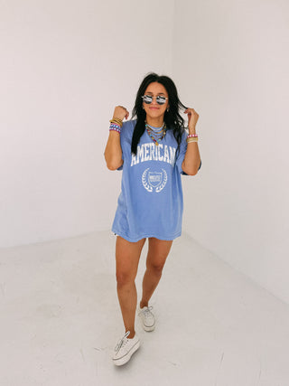 ETTA OG | americana graphic tee - denim