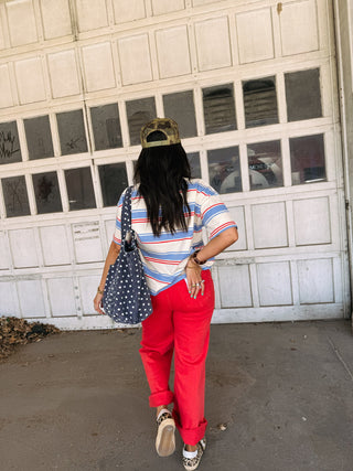 DAZE | far out cherry wide leg jeans
