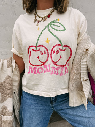 ETTA OG | cherry mommin' boxy graphic tee