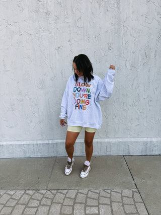 ETTA OG | slow down sweatshirt - ash
