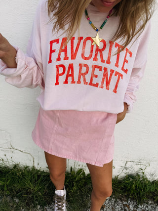 kacey wrap skort - pink