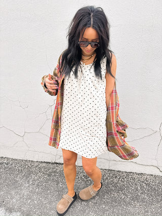 parker polka dot dress