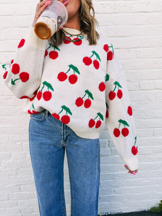 cherry bomb sweater