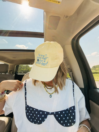 ETTA OG | it's a good day dad cap - yellow