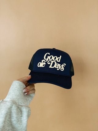 ETTA OG | good ole days trucker hat - navy.