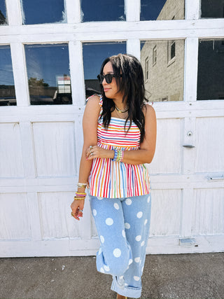 rainbow brite tank top