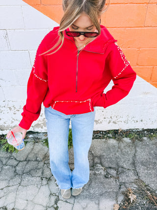 shine bright zip up hoodie