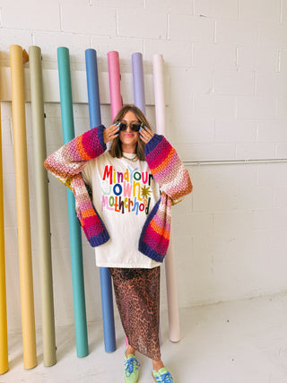 ETTA OG | mind your own motherhood graphic tee - ivory.