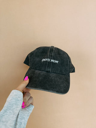 ETTA OG | sports mom dad cap - charcoal