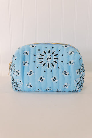 bandana travel bag - blue