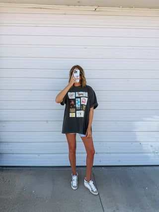 ETTA OG | harvey matchbox graphic tee - charcoal