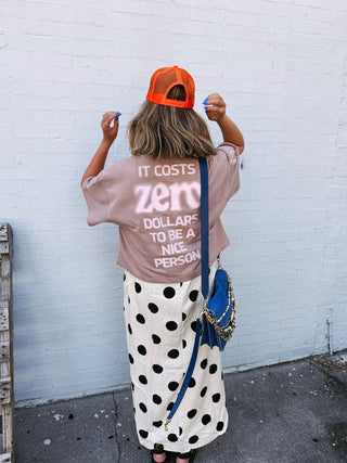 mayfair | it costs zero dollars oversized tee