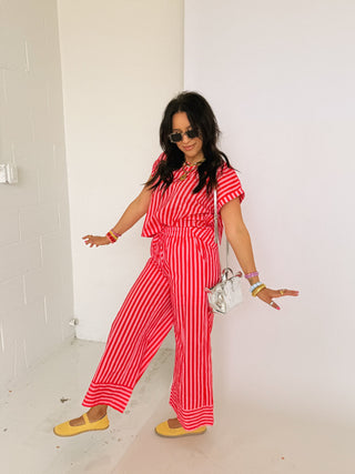 love club stripe pants