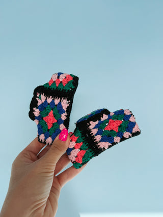 ETTA OG |  crochet claw clip - black