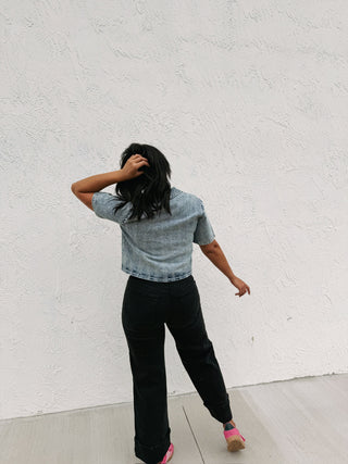 speed drive denim top