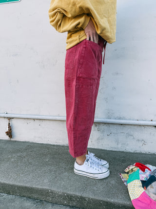 red hot wide leg pants