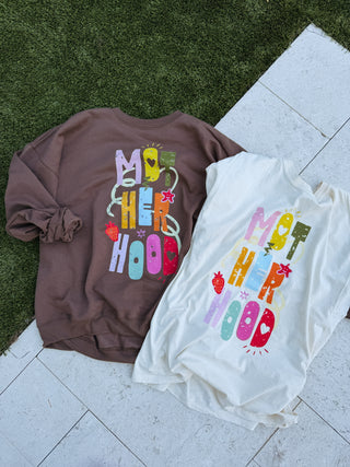 ETTA OG | whimsical motherhood sweatshirt - brown