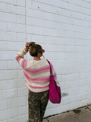 cotton candy cloud sweater